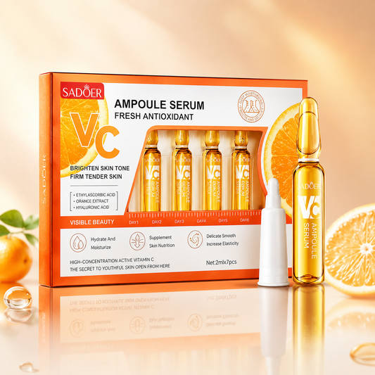 Tratamiento Intensivo de Vitamina C | Ampollas Faciales 7 Días