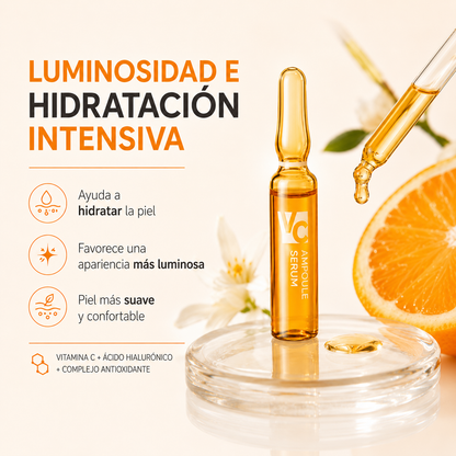 Tratamiento Intensivo de Vitamina C | Ampollas Faciales 7 Días