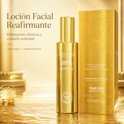 Sérum Facial CHAFFUL con Péptidos Activos, Colágeno y Ácido Hialurónico 100ml – Cuidado Antiedad, Firmeza e Hidratación