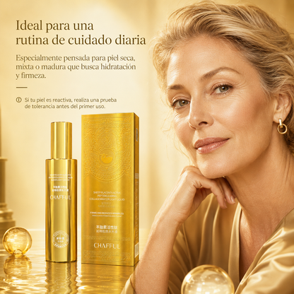Sérum Facial CHAFFUL con Péptidos Activos, Colágeno y Ácido Hialurónico 100ml – Cuidado Antiedad, Firmeza e Hidratación