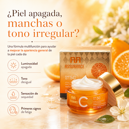 Crema Facial Antioxidante con Vitamina C, Niacinamida y SPF 50