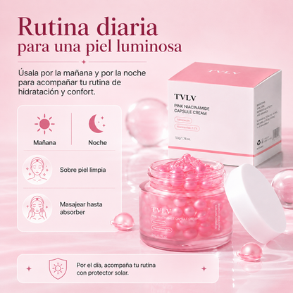 Crema Facial Iluminadora con Centella Asiática, Niacinamida y Ácido Hialurónico