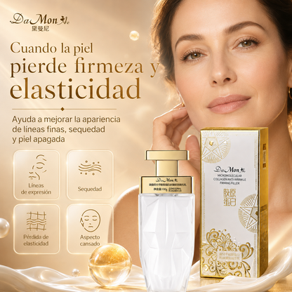 Crema Facial DaMonAe con Colágeno Micromolecular 100g | Antiarrugas, Reafirmante e Hidratante Intensiva