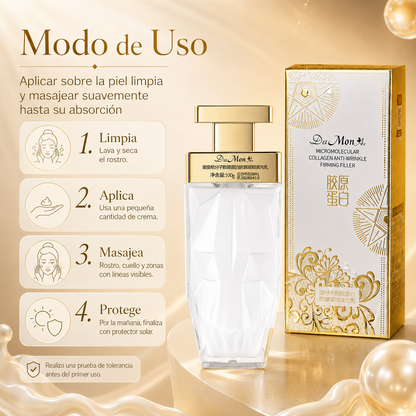 Crema Facial DaMonAe con Colágeno Micromolecular 100g | Antiarrugas, Reafirmante e Hidratante Intensiva