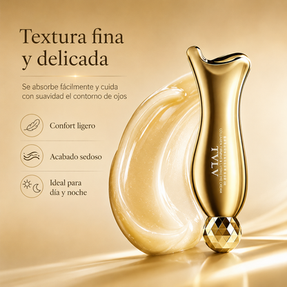 TVLV Crema Reafirmante y Lifting para Contorno de Ojos con Colágeno, Ginseng y Extractos Botánicos — 30 g