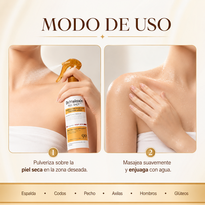 Dr. Melaxin Peel Shot Spray Exfoliante de Ácido Kójico y Cúrcuma