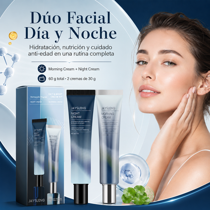 Dúo Facial Día y Noche con Centella Asiática – Rutina Hidratante y Anti-Edad 24H
