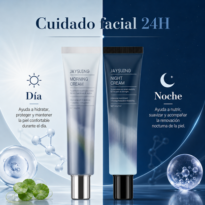 Dúo Facial Día y Noche con Centella Asiática – Rutina Hidratante y Anti-Edad 24H