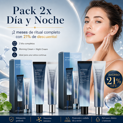 Dúo Facial Día y Noche con Centella Asiática – Rutina Hidratante y Anti-Edad 24H