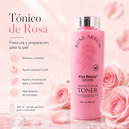 Hidratante de Rosa con Ácido Hialurónico 30 ml | Piel Suave y Luminosa