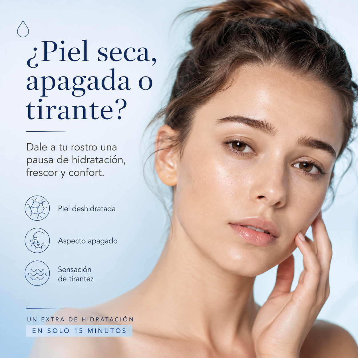 Mascarilla Facial Hidratante con Ácido Hialurónico | Hidratación Intensiva y Efecto BB Glow