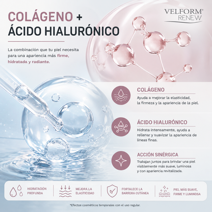 Parches Faciales Antiaging con Colágeno y Ácido Hialurónico | Tratamiento Lifting con Bruma Booster