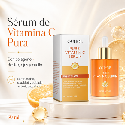 Sérum Facial de Vitamina C Pura con Colágeno OUHOE 30 ml