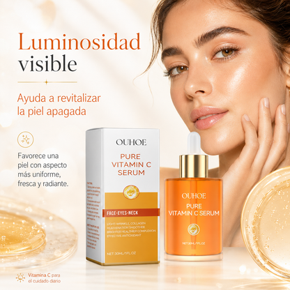 Sérum Facial de Vitamina C Pura con Colágeno OUHOE 30 ml