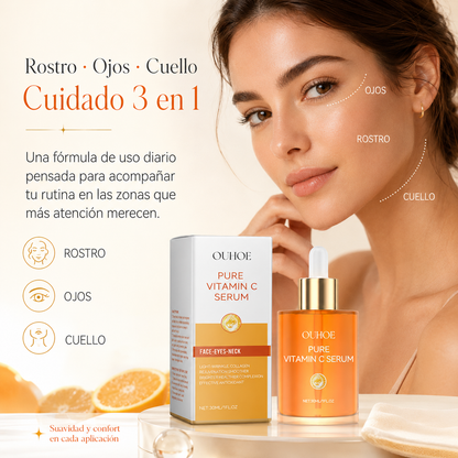 Sérum Facial de Vitamina C Pura con Colágeno OUHOE 30 ml