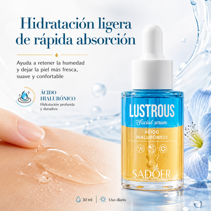 Sérum Bifásico SADOER con Vitamina C y Escualano 30 ml | Luminosidad, Hidratación y Piel Radiante
