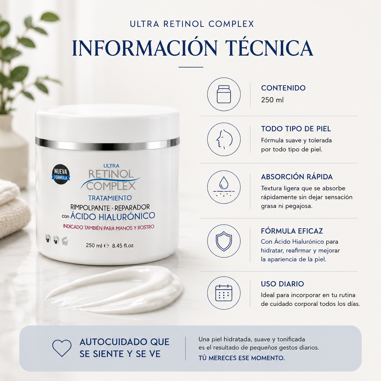 Tratamiento Corporal con Ácido Hialurónico | Hidratación y Firmeza